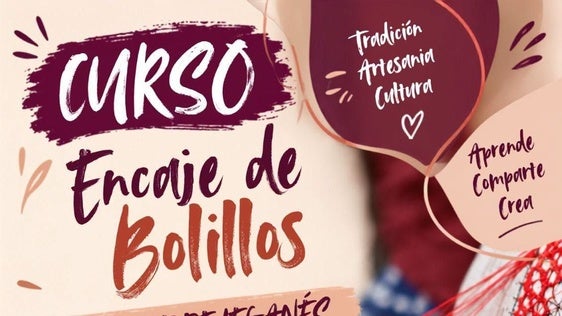 El curso de encaje de bolillos tendrá dos modalidades