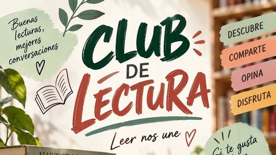 Abiertas las inscripciones al Club de Lectura