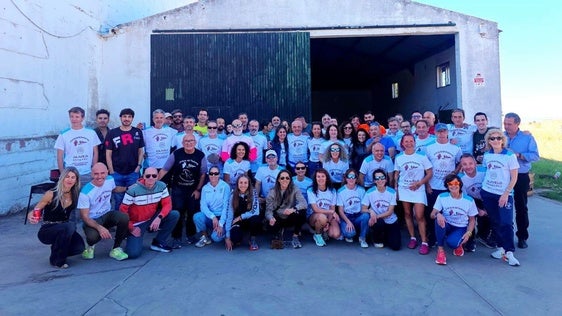 Los participantes disfrutando de la convivencia