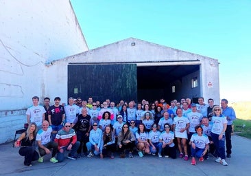 Los participantes disfrutando de la convivencia