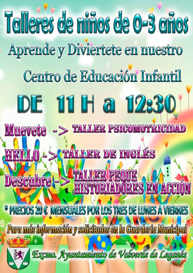Talleres para los más pequeños en la guardería municipal