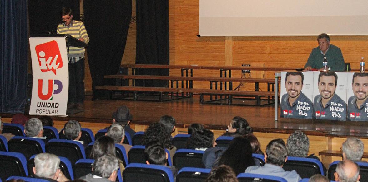 Mitin de IU en la Casa de la Cultura