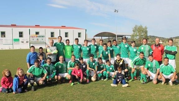 Jugadores participantes en el partido