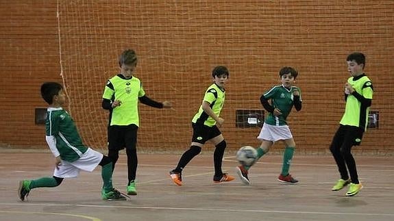 Partido de esta temporada de los benjamines