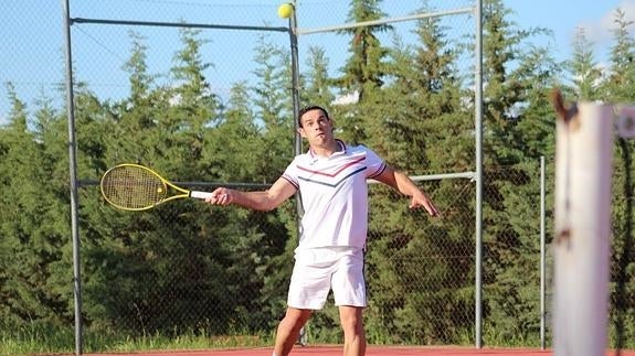 Sebastián Soriano jugando la final de primera división