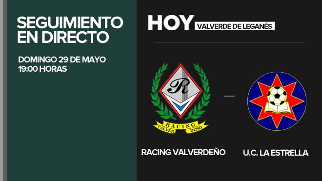 Hoy Valverde retrasmitirá en directo el encuentro entre el Racing Valverdeño y La Estrella