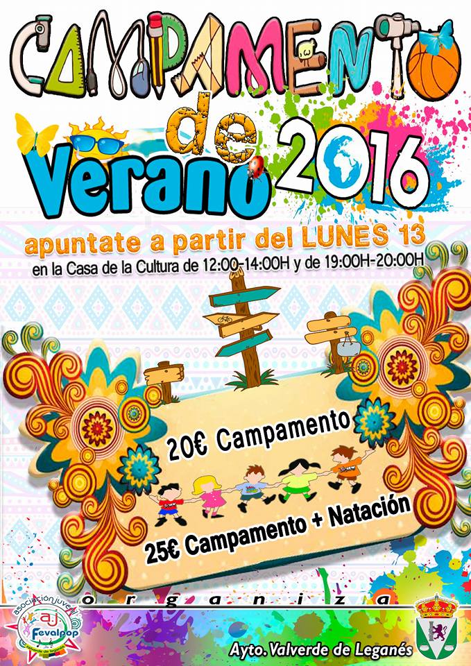 El lunes abre el plazo de inscripción al Campamento de Verano