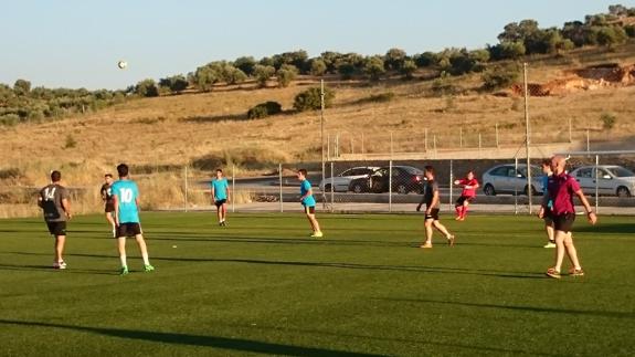 Encuentro de fútbol siete