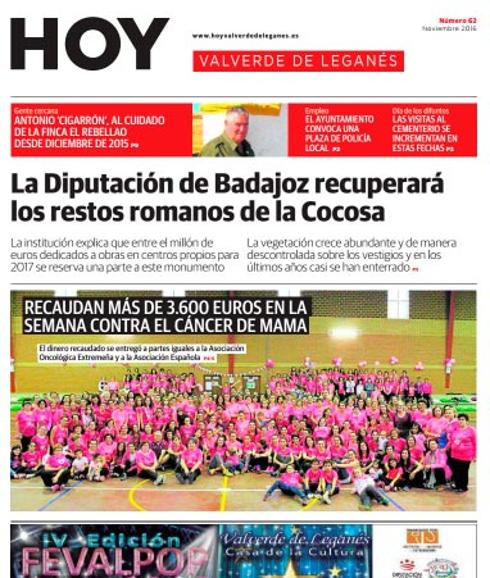 Hoy sale a la calle la edición número 62 de HOY Valverde de Leganés