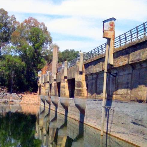 Estado actual del pantano de Piedra Aguda