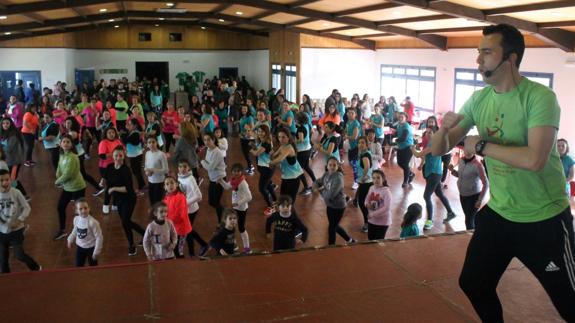 Una de las actividades deportivas dirigidas por José Manuel Conde