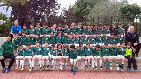 Participantes valverdeños en la clausura