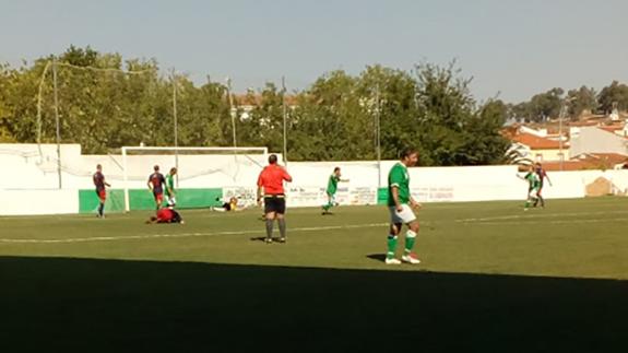Gol de Víctor Amado que supuso el tres a dos