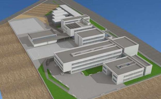 Plano del futuro IES Meléndez Valdés. 
