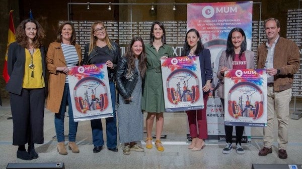 Presentación III edición de las jornadas profesionales de la Música en Extremadura. 