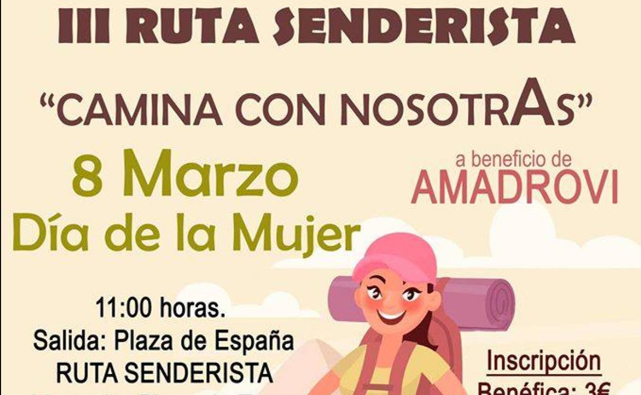 Ruta senderista «Camina con nosotrAs» para conmemorar el Día de la Mujer