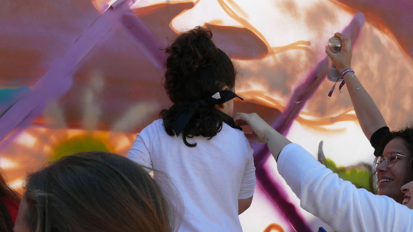 Foto de familia de la ruta antes de partir a la Plaza de Toros 