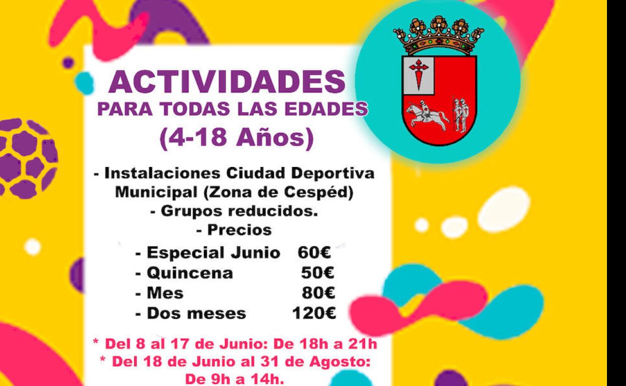 La concejalía de Deportes propone una Escuela Deportiva de Verano en grupos reducidos y al aire libre