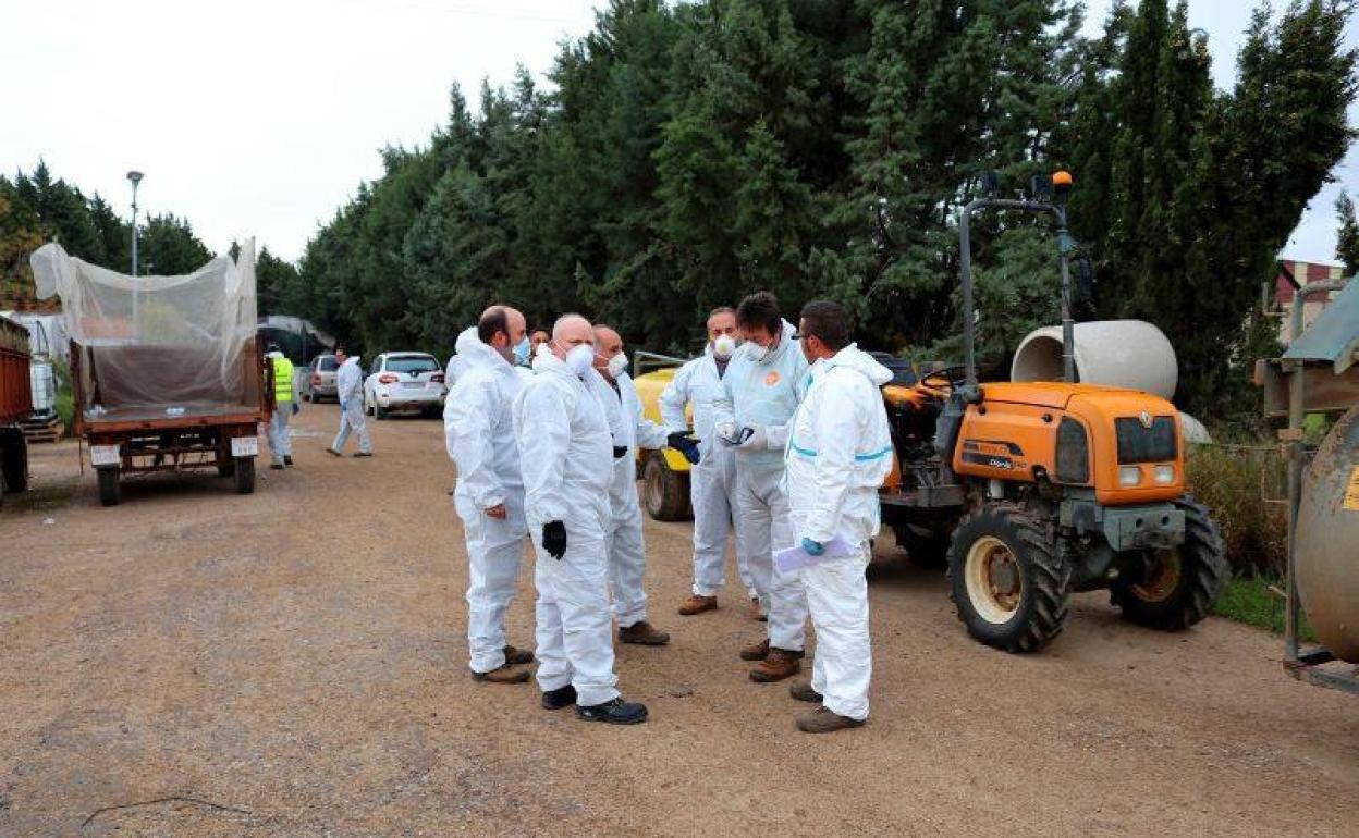 Los agricultores cesan temporalmente en la desinfección de las calles