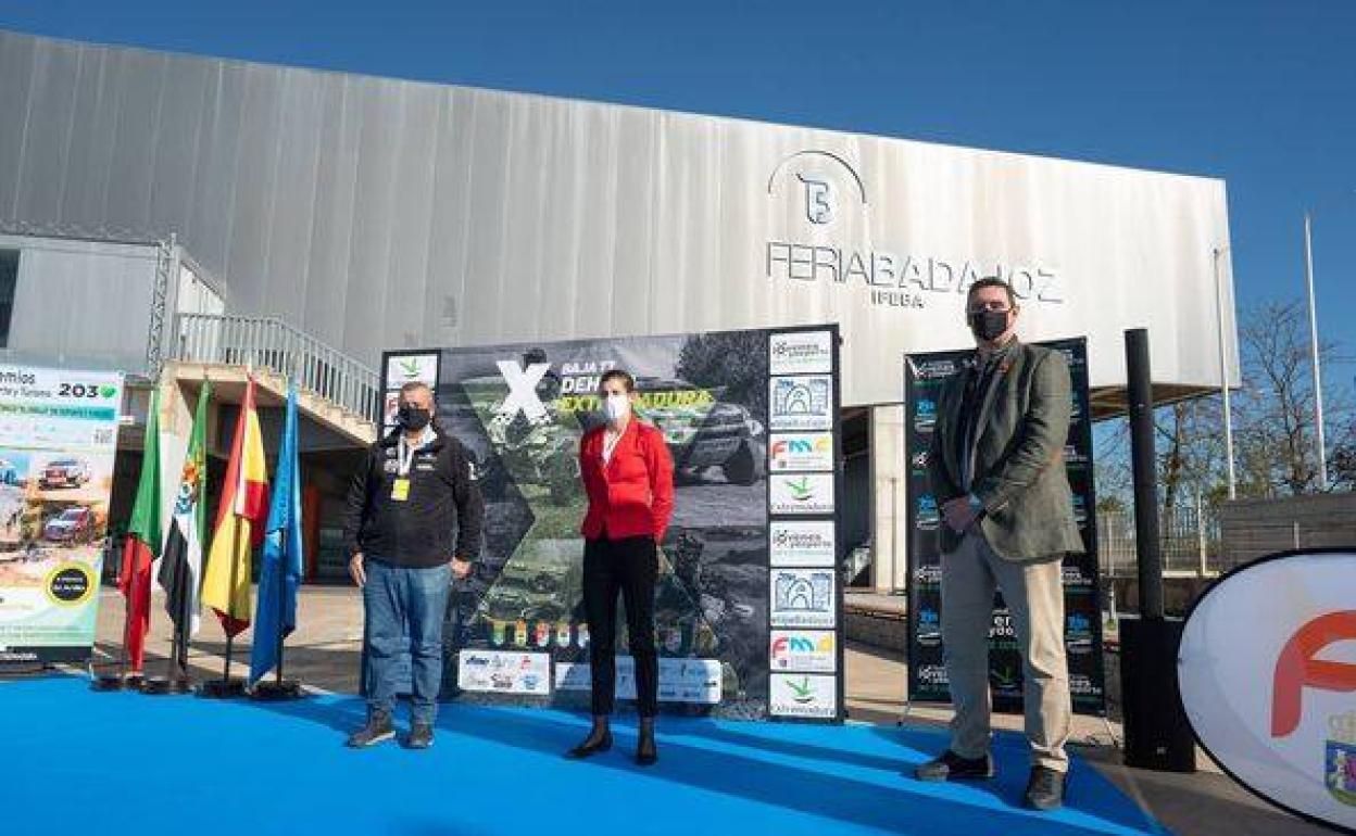 En la presentación de la cuarta edición de la Baja Dehesa TT Extremadura 