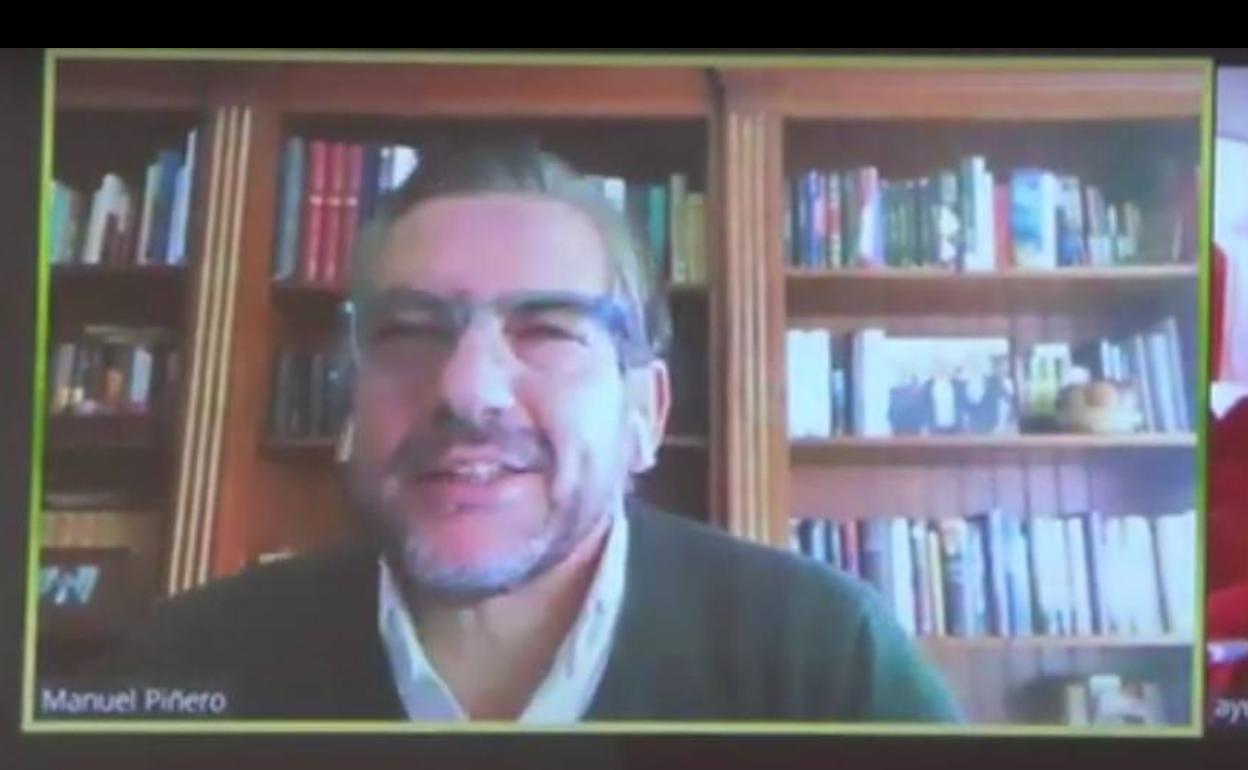 Manuel Piñero en rueda de prensa virtual 