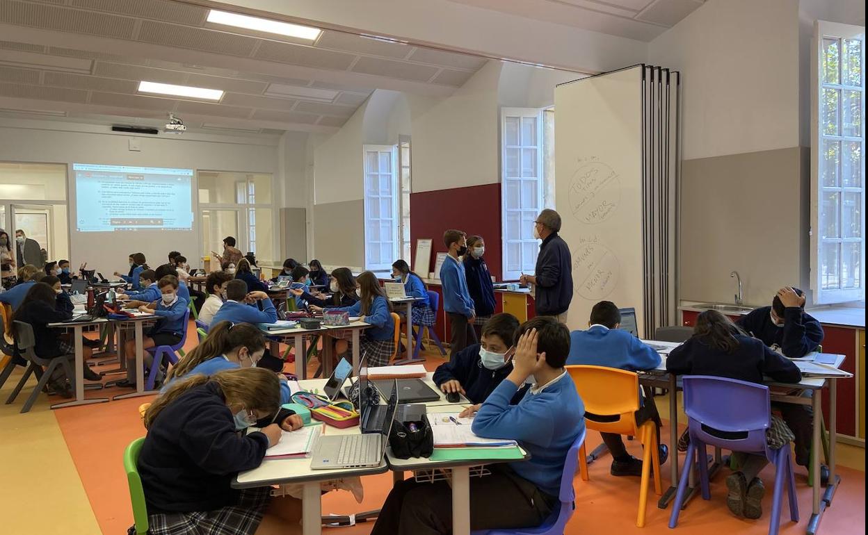 El Colegio San José de Villafranca inaugura sus «aulas cooperativas» en 1º de ESO