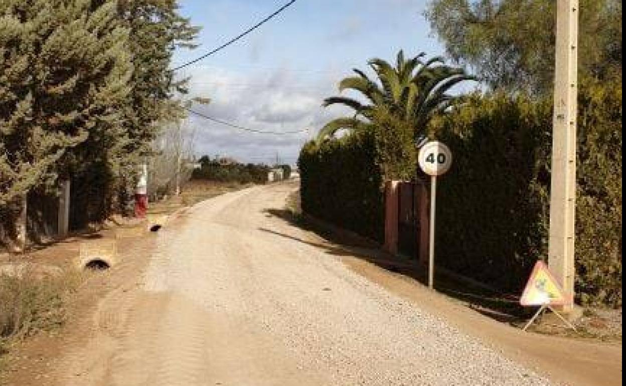 Un camino rural de Villafranca 