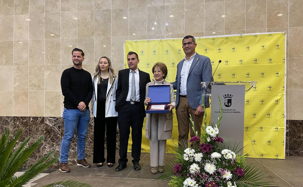 Coro Salas, homenajeada en la Gala del Comercio 