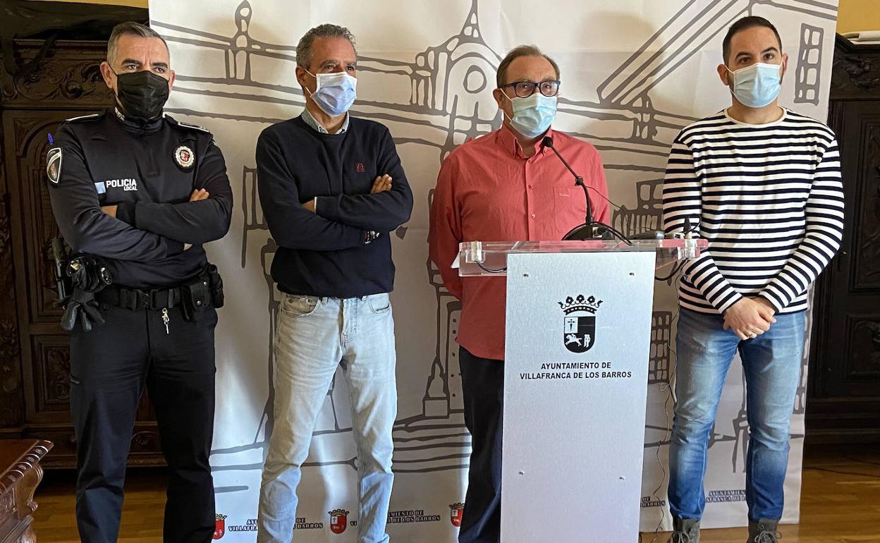 De izquierda a derecha, Juan José Torres, Paco Carmona, Mariano Blanco y Javier Pardo 