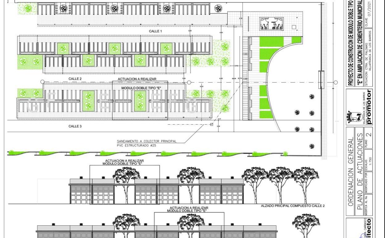 Plano del cementerio 