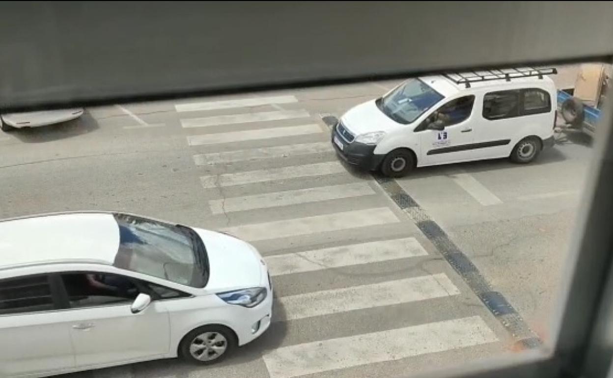 El resalto en calle Gravina