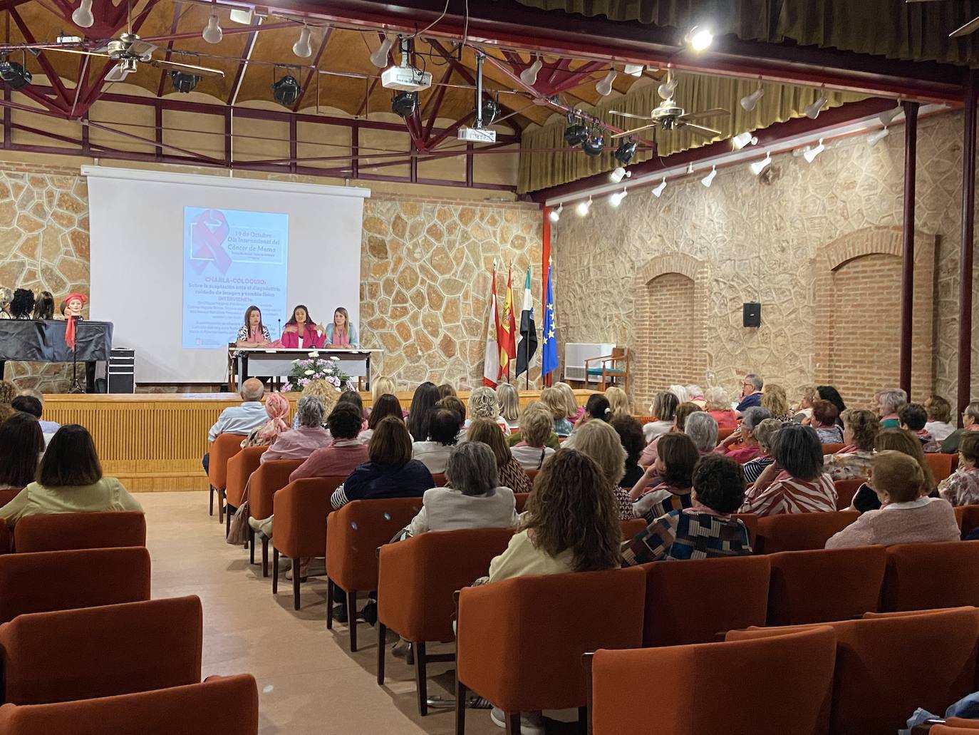 Fotos: Villafranca se tiñe de rosa para luchar contra el cáncer de mama