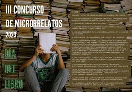 Concurso de microrrelatos y bookface con motivo del Día del Libro