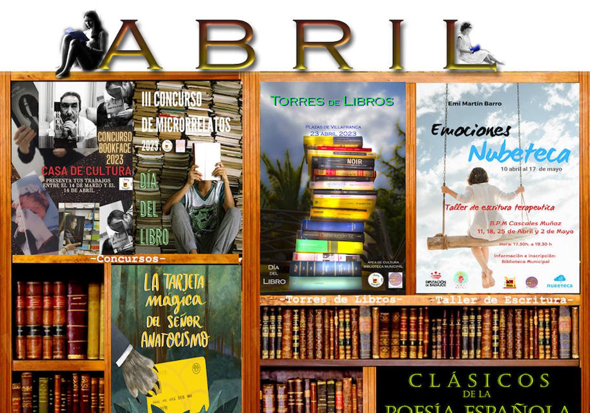 El libro, protagonista de las actividades culturales de este mes de abril en Villafranca
