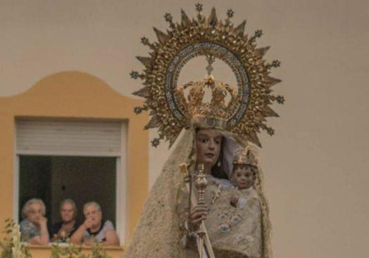 La Virgen Coronada de Villafranca de los Barros.