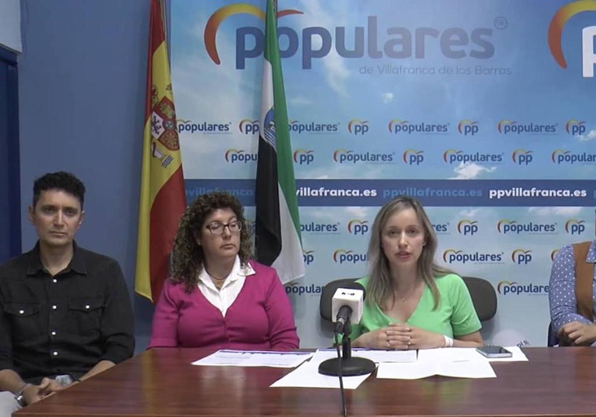 Los populares de Villafranca definen su programa electoral como un proyecto «de compromiso con la ciudadanía»