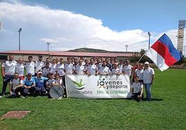 Foto de familia del equipo masculino del Capex.