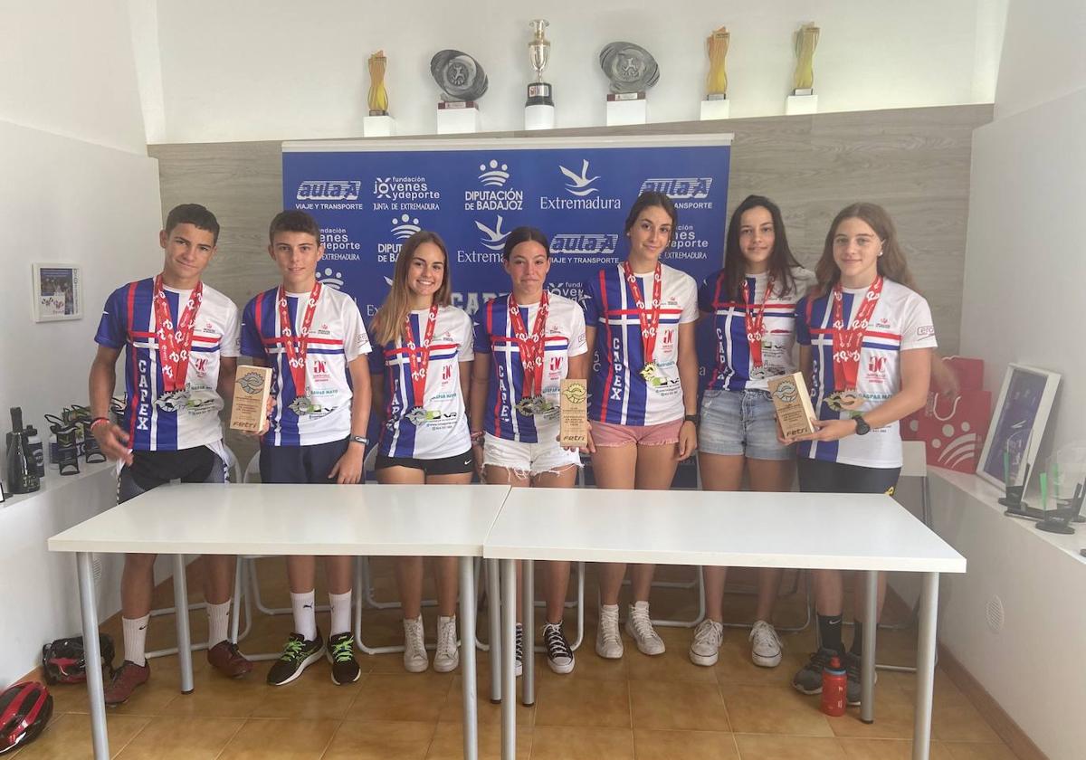 El Capex consigue cinco medallas individuales y tres pódiums por equipos en Almazán