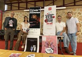 De izquierda a derecha, Fernando Clemente, Miriam García, Fernando Muñoz y Javier Pardo.