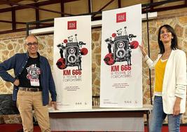 Fernando Clemente, director del Festival, y Miriam García Cabezas, concejala de Cultura.