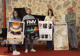 De izquierda a derecha, Verónica Rivera, Javier Pardo, Miriam García y Fernando Clemente.