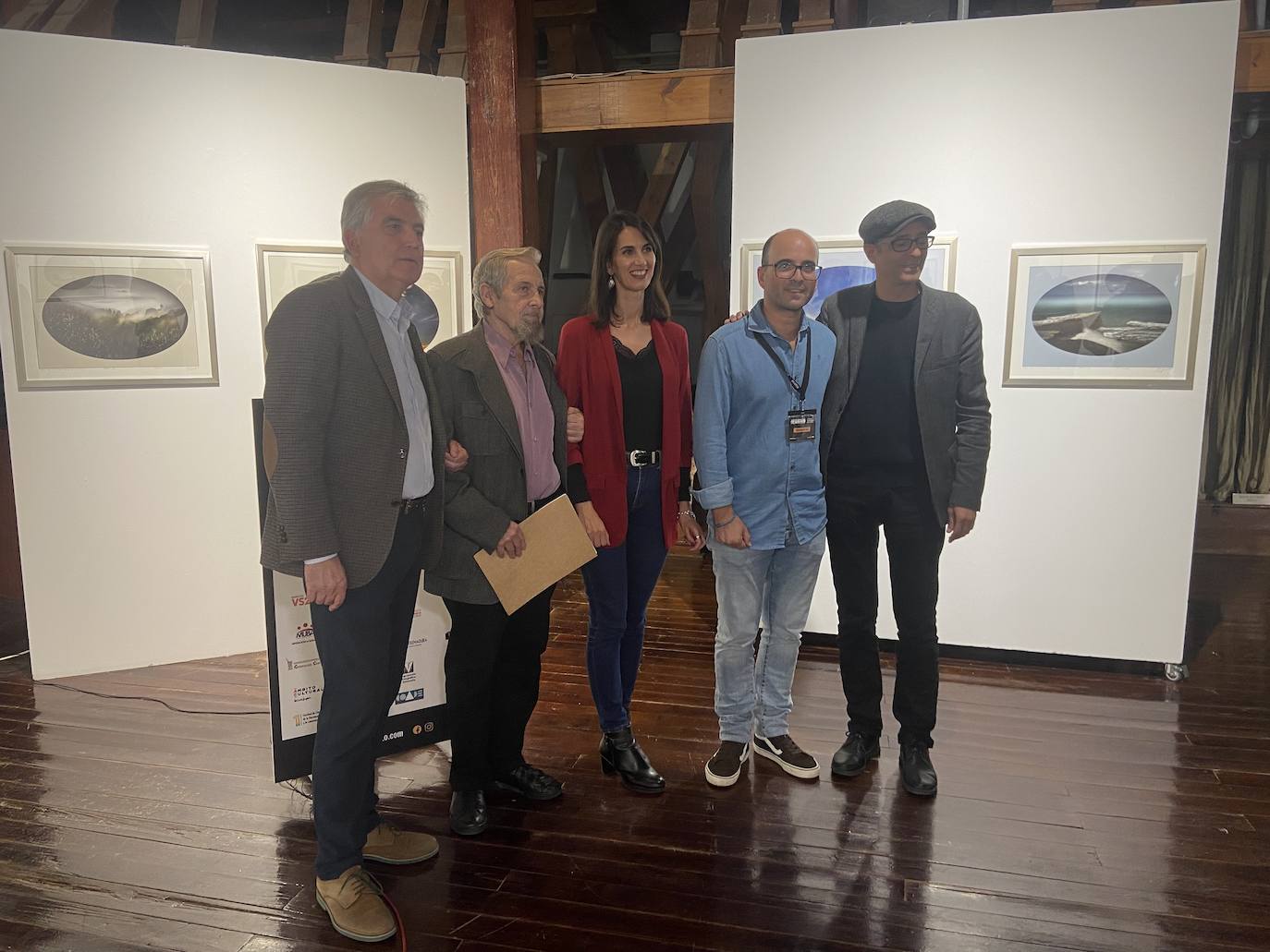 De izquierda a derecha, Emilio Jiménez, Jam Montoya, Miriam García Cabezas, Pepe Calero y Fernando Clemente.