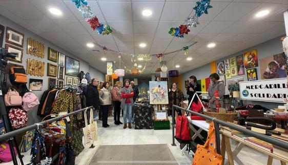 La Vll edición del mercadillo navideño de Teranga en Villafranca tiene ya sus puertas abiertas
