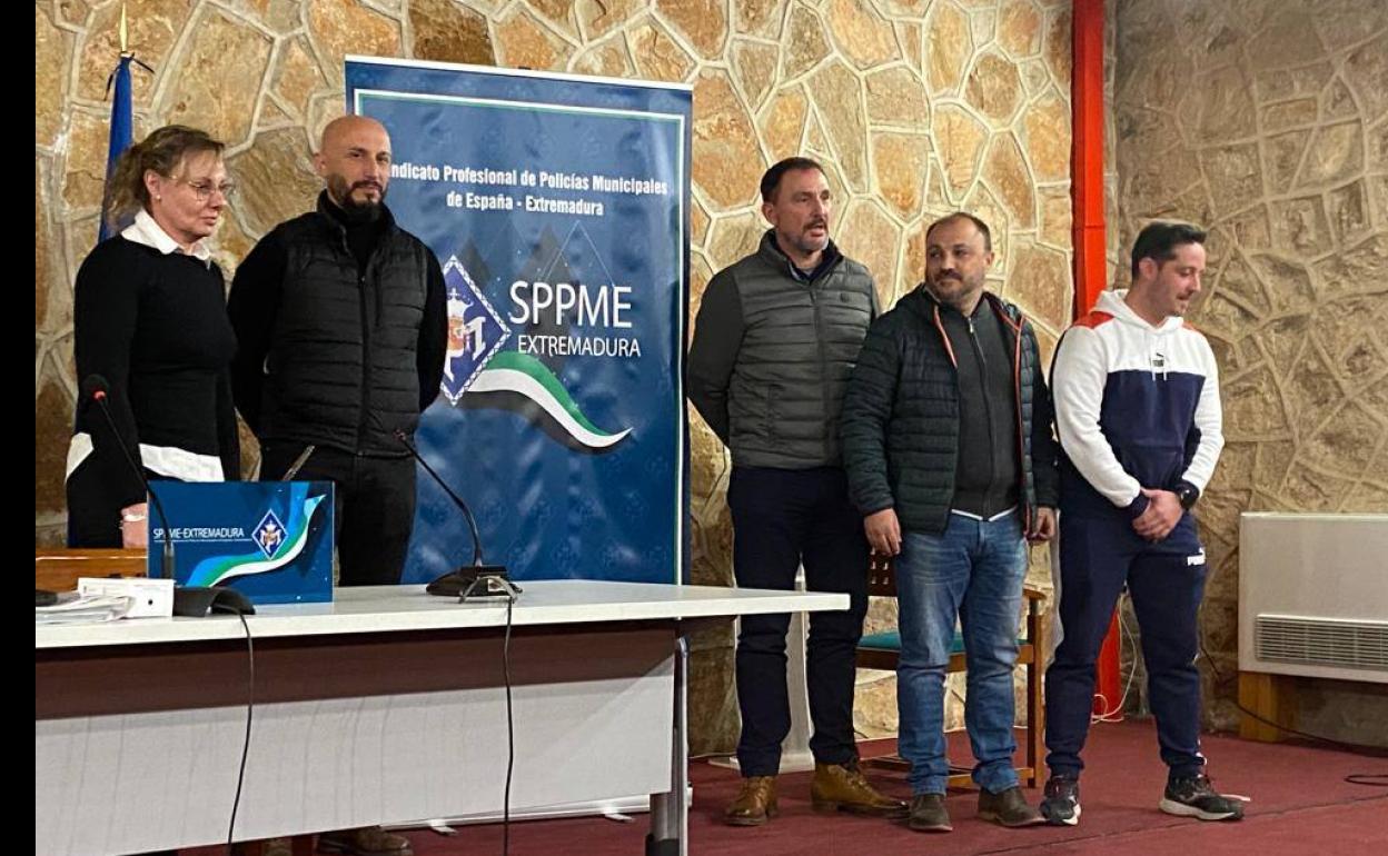 Constituida la directiva regional del SPPME por policías de Villafranca y Navalmoral