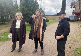 En un momento de la visita a AMUS.