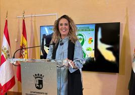 La concejala de Agricultura, Mariam Vicente, en rueda de prensa.