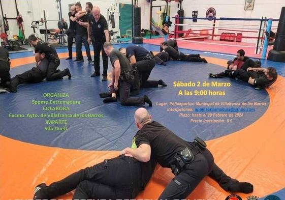 Curso de primeros auxilios y de defensa personal para policías