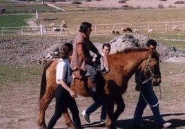 Terapias ecuestres para personas mayores.