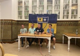 De izquierda a derecha, Luisma, Chema, Ruiz y Javi Pérez.