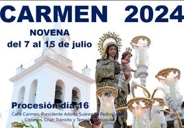 La Virgen del Carmen saldrá el martes 16 en procesión por las calles de Villafranca